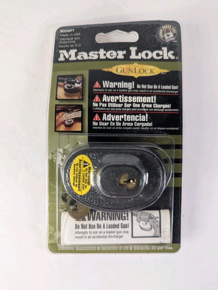 Master Lock Keyed Gun Trigger Lock 2 Keys Master Lock Gun Lock New & Sealed