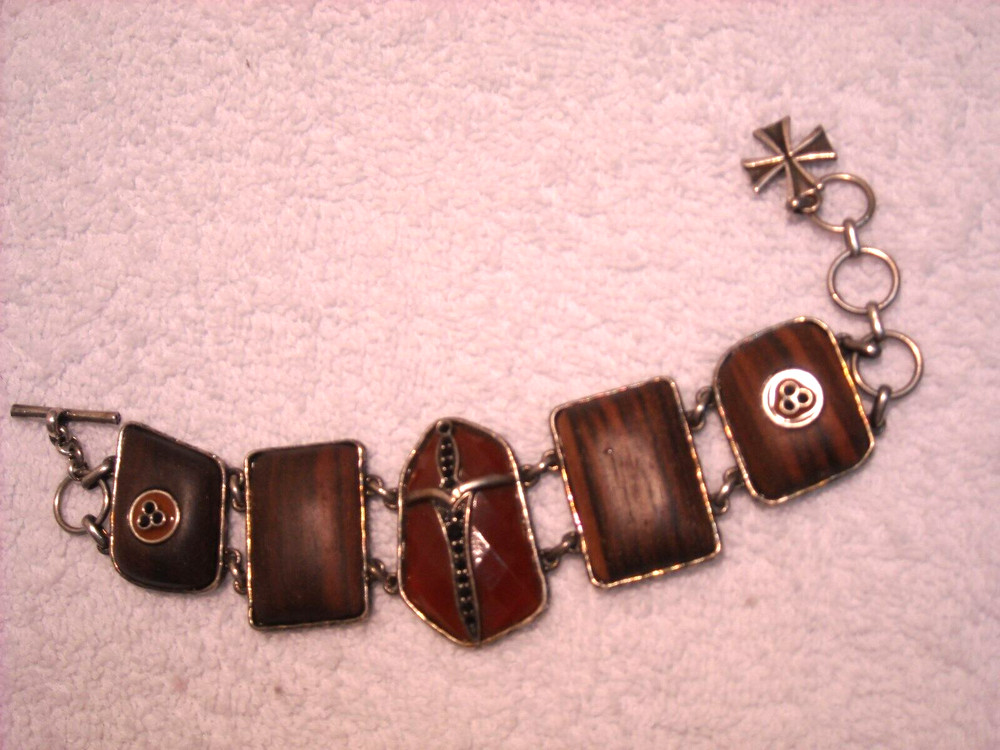 LUCKY BRAND SILVER "DAGGER" BRACELET