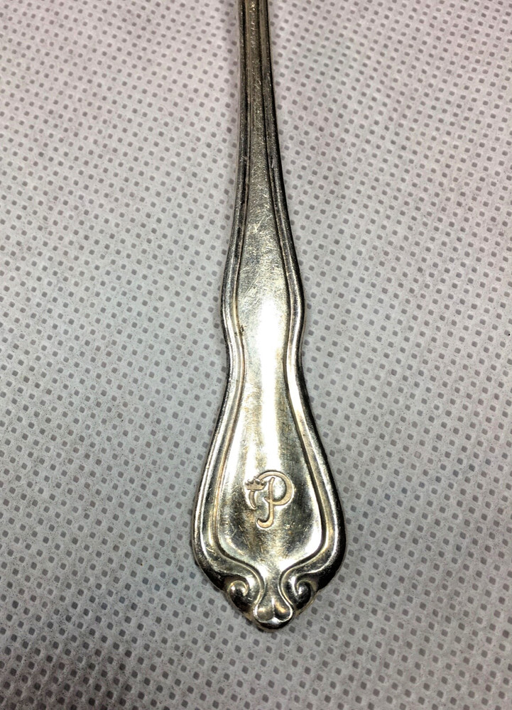 Oneida Ltd Silverplate Spoon P Crown