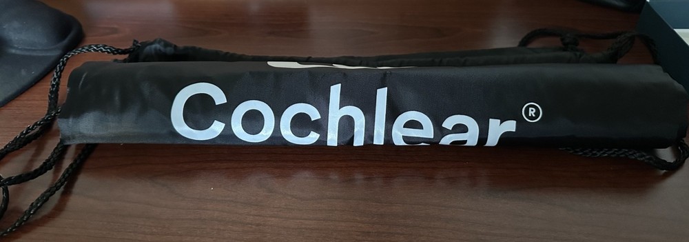 COCHLEAR nylon drawstring carrying bag & cleaning tools - brand new