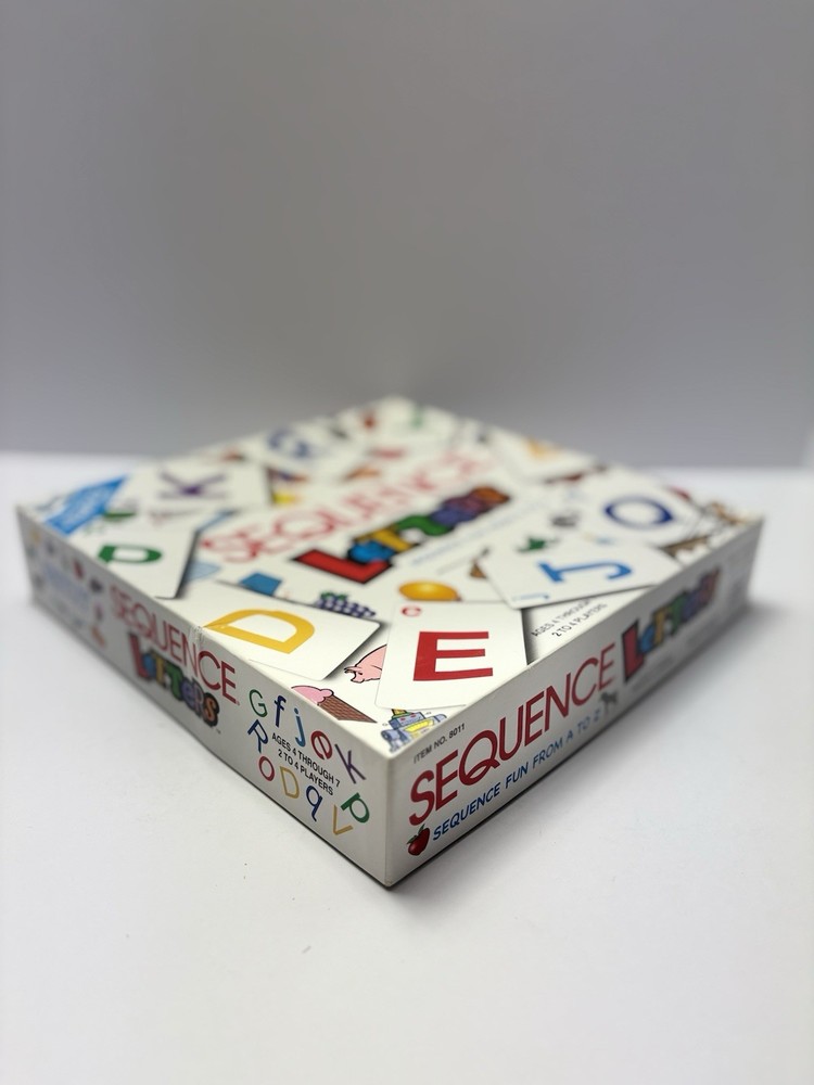 Sequence LETTERS Kids Alphabet Strategy Board Game SEE DESCRIPTION