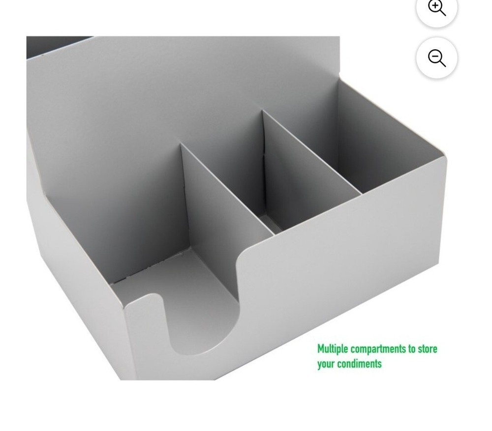 Mind Reader Straw and Condiment Holder 887530048692