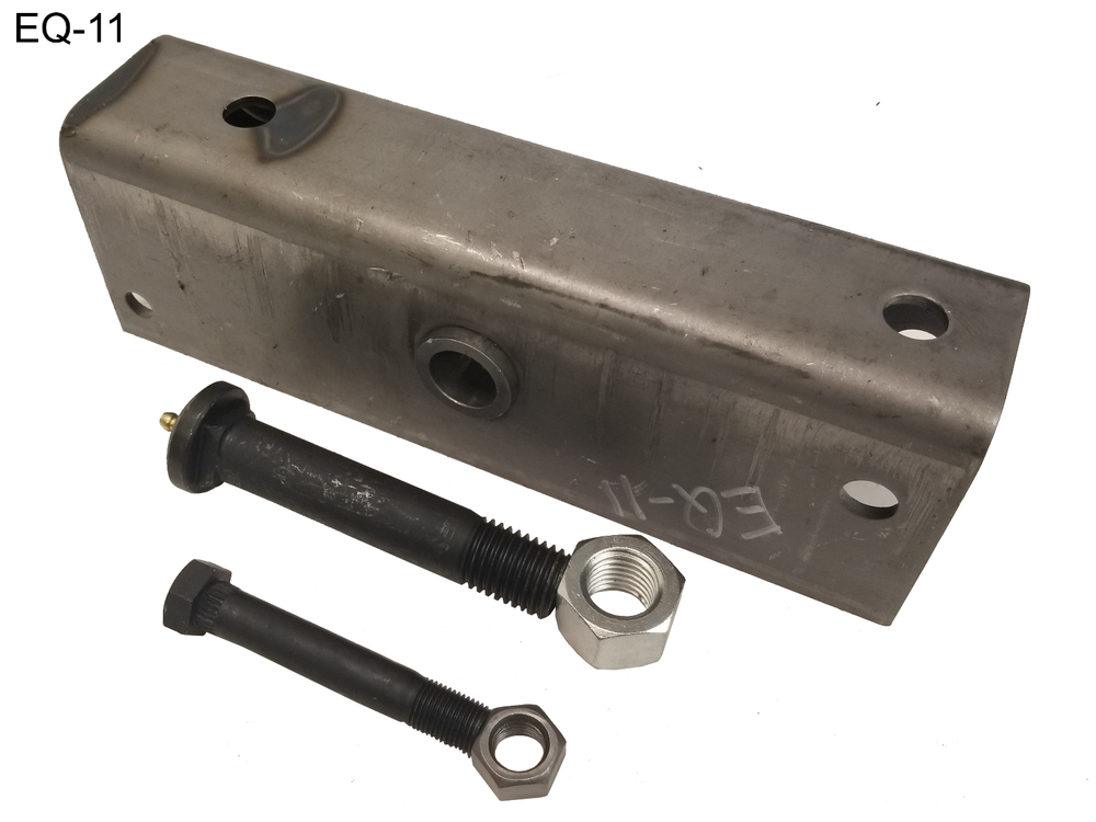 Equalizer for 2" Wide Slipper Springs 11" Long 7/8" Center Hole W/ Nuts & Bolts