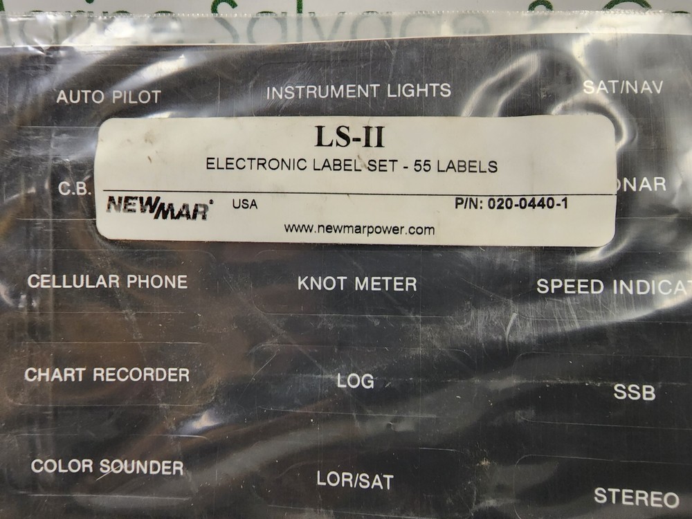 Newmar #020-0440-1 Eletronic Label Set - 55 Labels