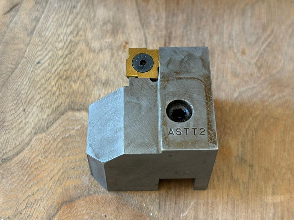 ACCU-SET Roller Backrest Turning Tool ASTT Style With Rectangular Carbide Insert