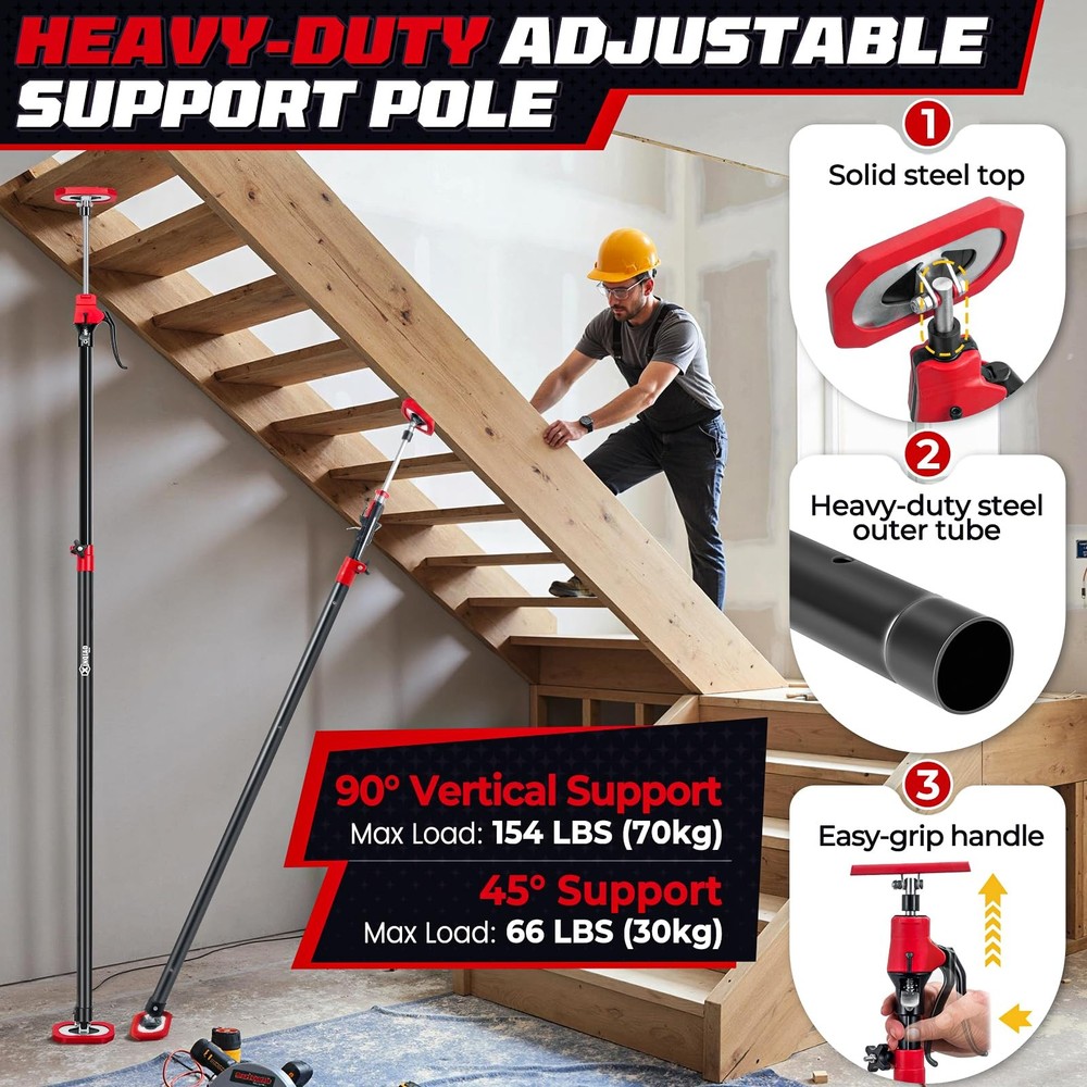 Cabinet Jacks for Installing Cabinets, Heavy Duty Third Hand Tools Adjustable...