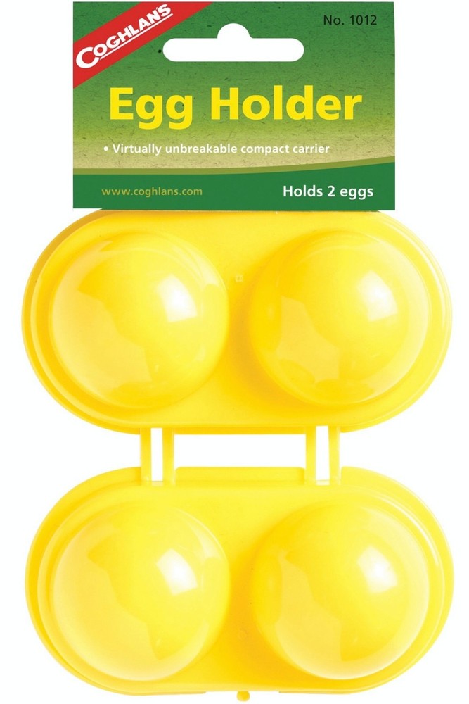 Coghlan's Plastic Egg Holder, Holds 2 Eggs - Yellow