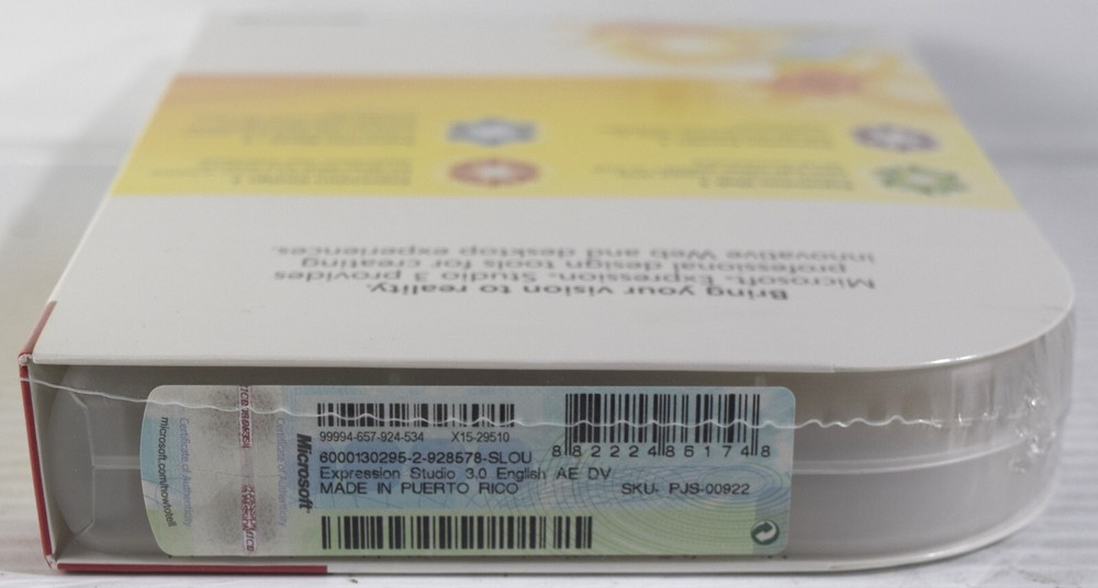 Microsoft Expression Studio 3 (Academic RETAIL Version) NEW SEALED!