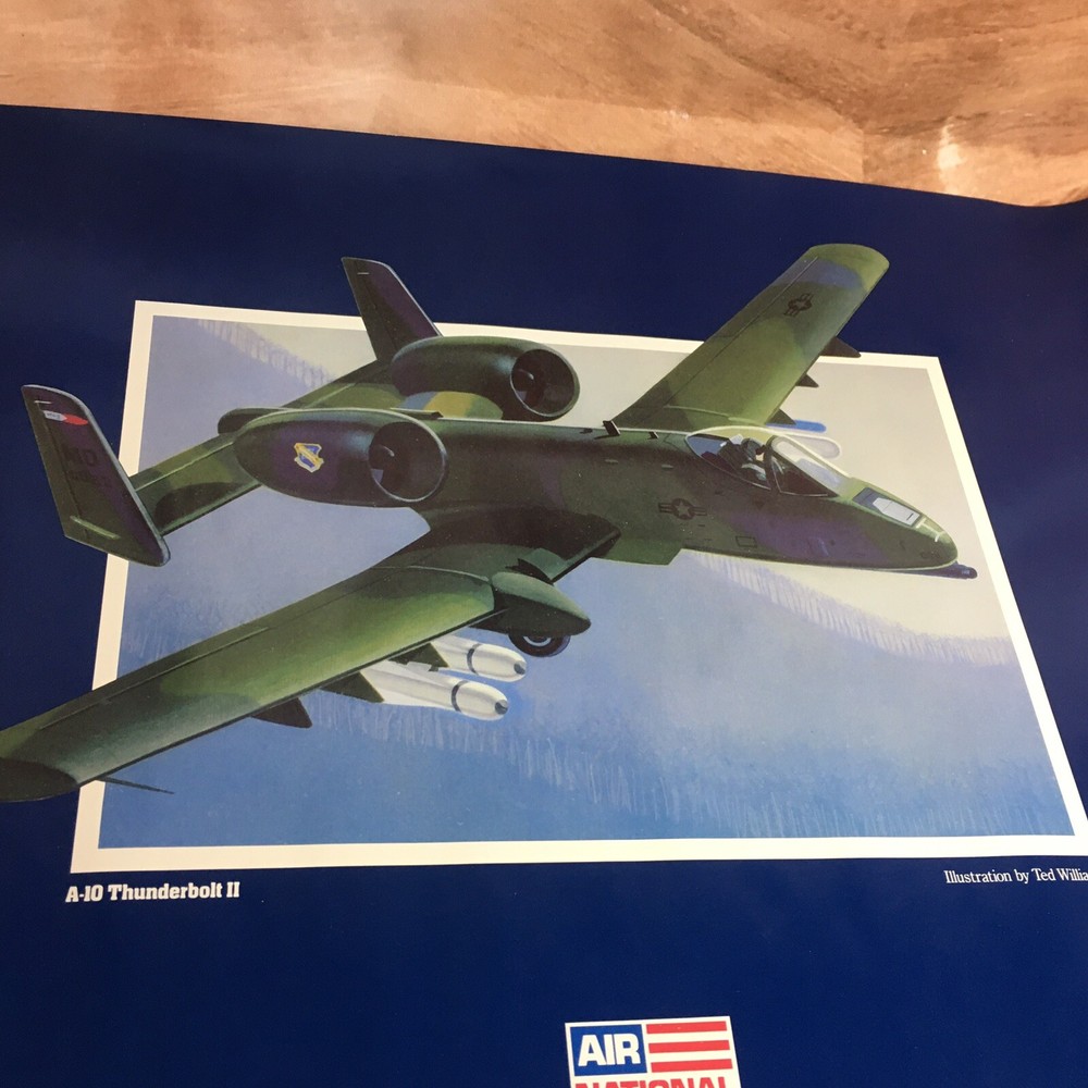Air National Guard A-10 Thunderbolt ll Plane Poster