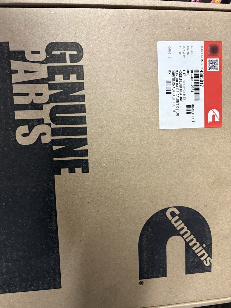 Cummins Heating Hose 4395017