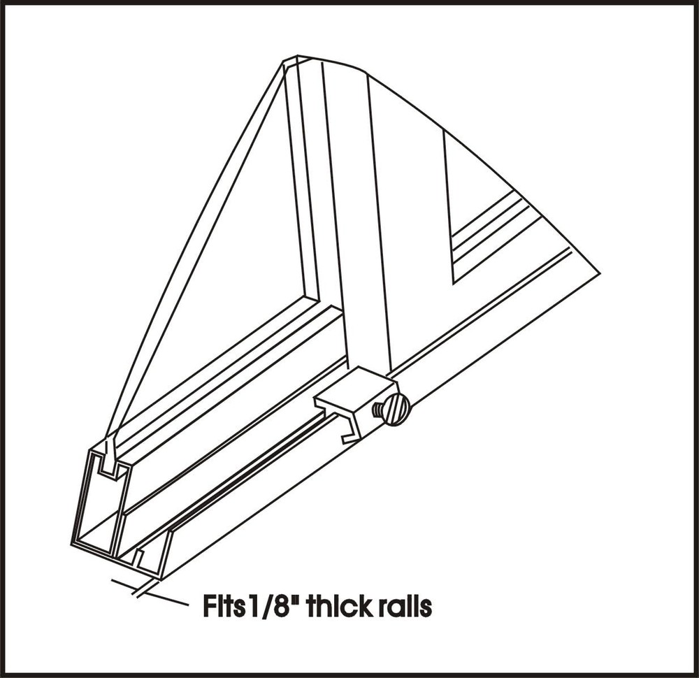 Single Small Sliding Window Security Lock Aluminum White Coated 4 Pack Made