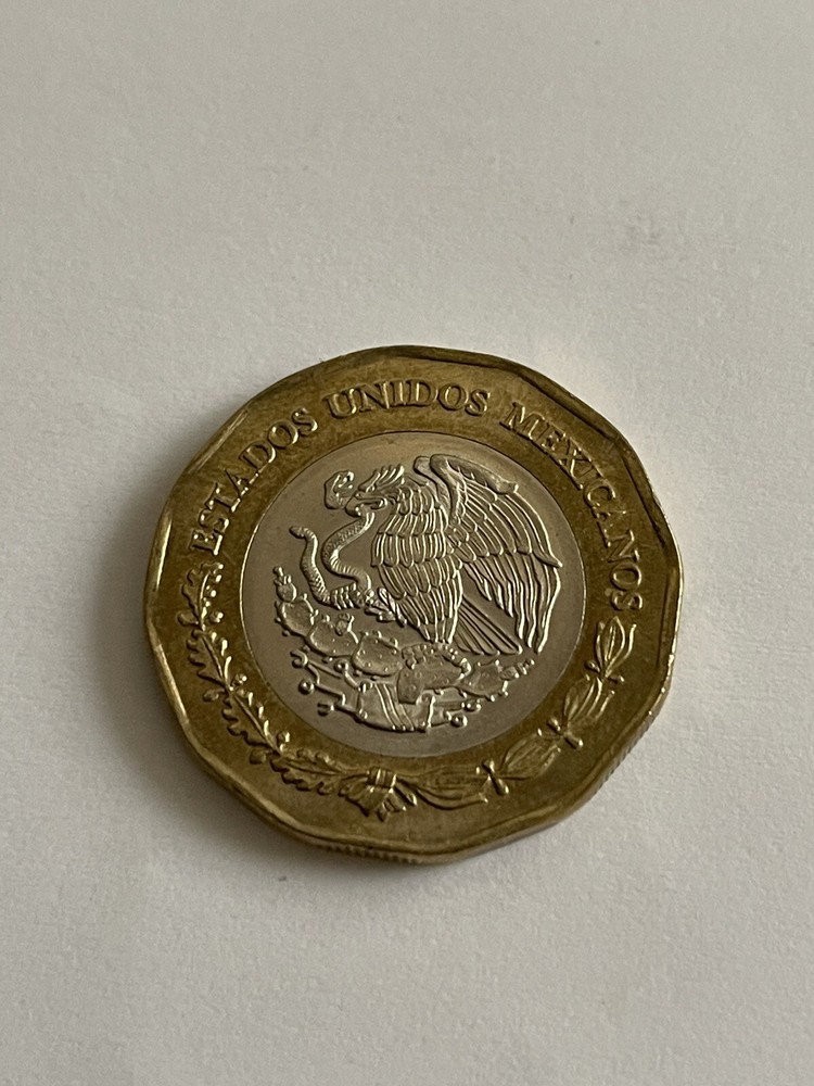 MEXICO 20 PESOS COIN MONEDAS 2021