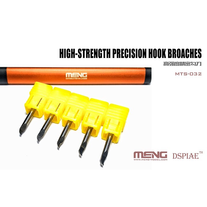 Meng #MTS-032  High-strength Precision Hook Broaches