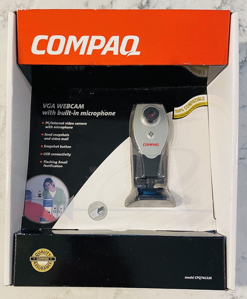 Vintage Compaq Webcam Camera model # cpq74cam