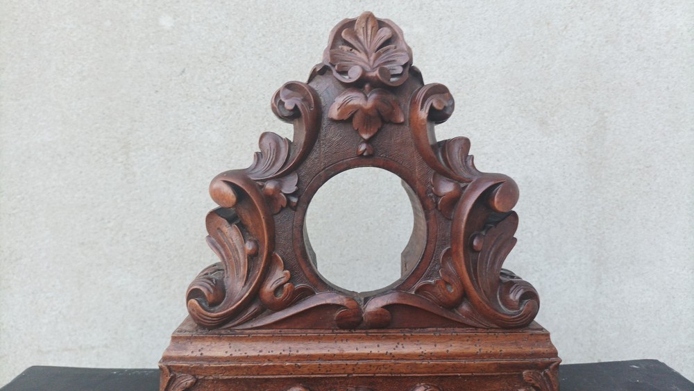 Walnut Clock Case 19th Century