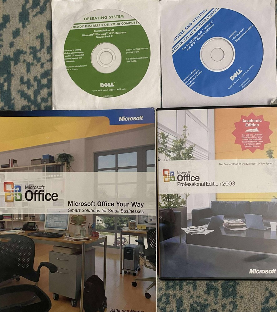 Microsoft Office Professional Edition 2003 with Windows XP Service Pack 2 CD