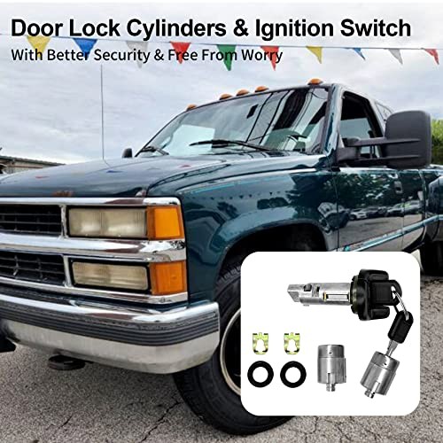 Ignition Switch Lock Cylinder & Door Lock Cylinders with Keys | 702671