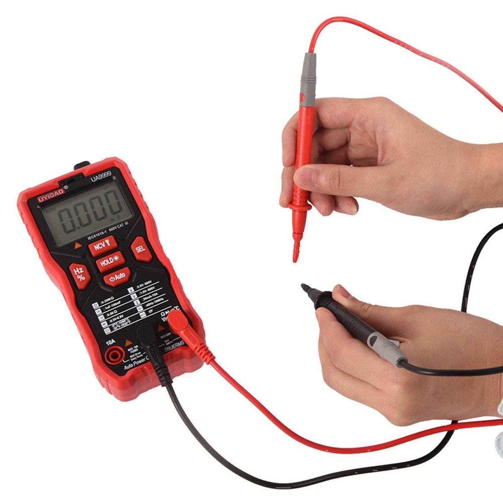Digital Meter Multimeter AC/DC Auto-ranging Measures Continuity Test