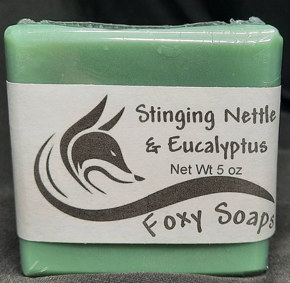 Stinging Nettle & Eucalyptus Grass-fed Tallow Homemade Soap