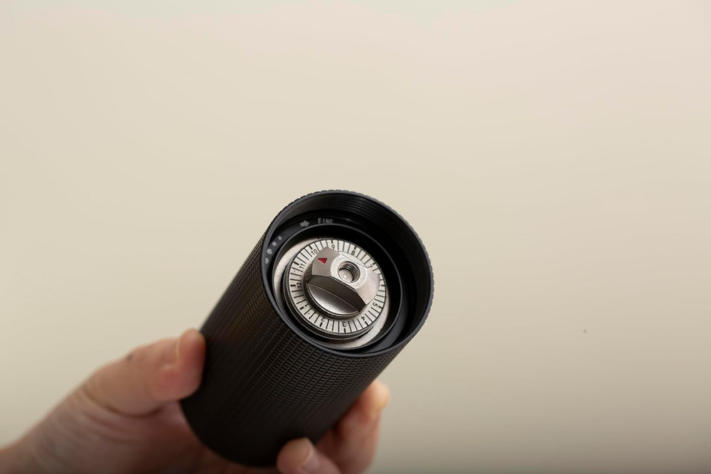Portable Manual Coffee Grinder with Adjustable Grind & Stainless Steel Handle