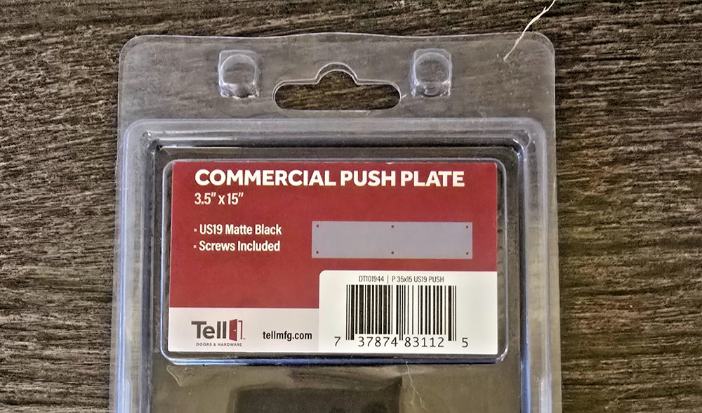 Commercial Push Plate