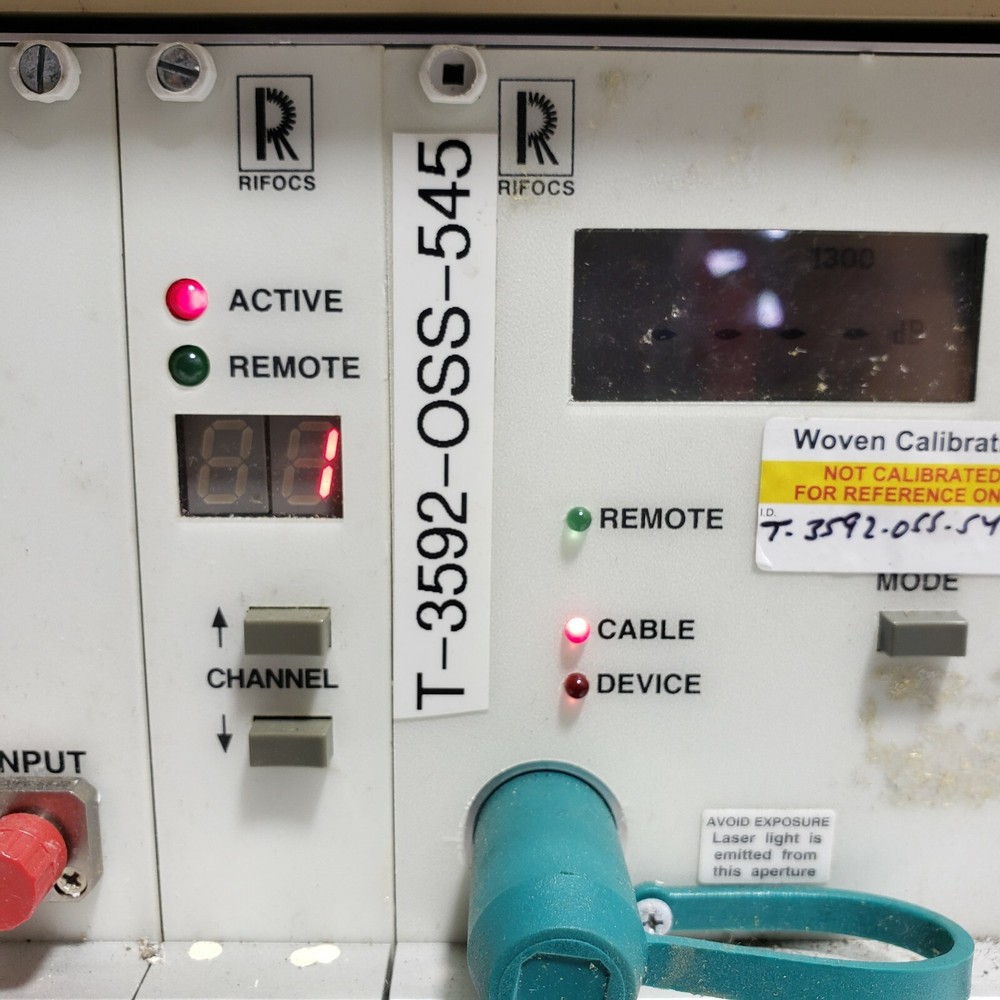 RIFOCS 703R-19 FULL WIDTH BENCHTOP UNIT USED.