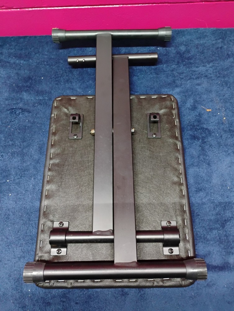 Casio ARBENCH X-Style Adjustable Padded Folding Keyboard Bench-Black