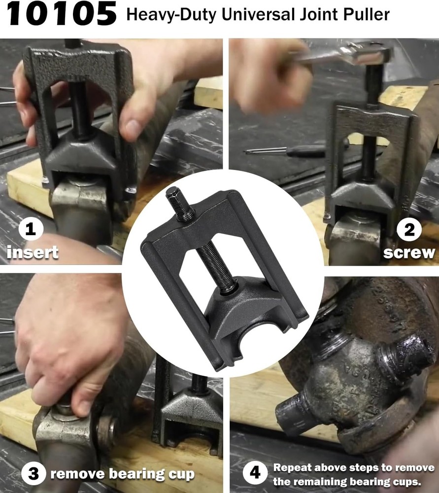Universal Joint Puller Press Removal U-Joint Tool Heavy Duty (Class 1-3) 10105