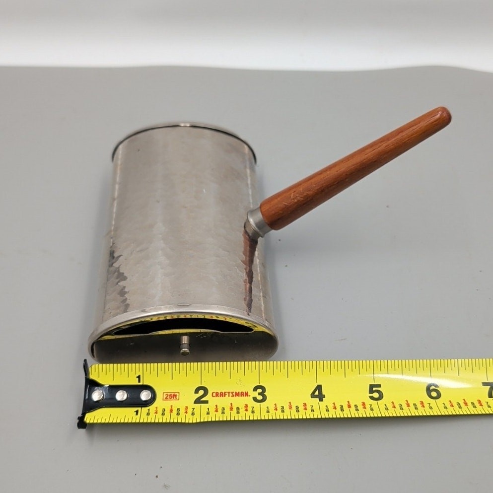 Vintage Crumb Sweeper Catcher Wood Handle