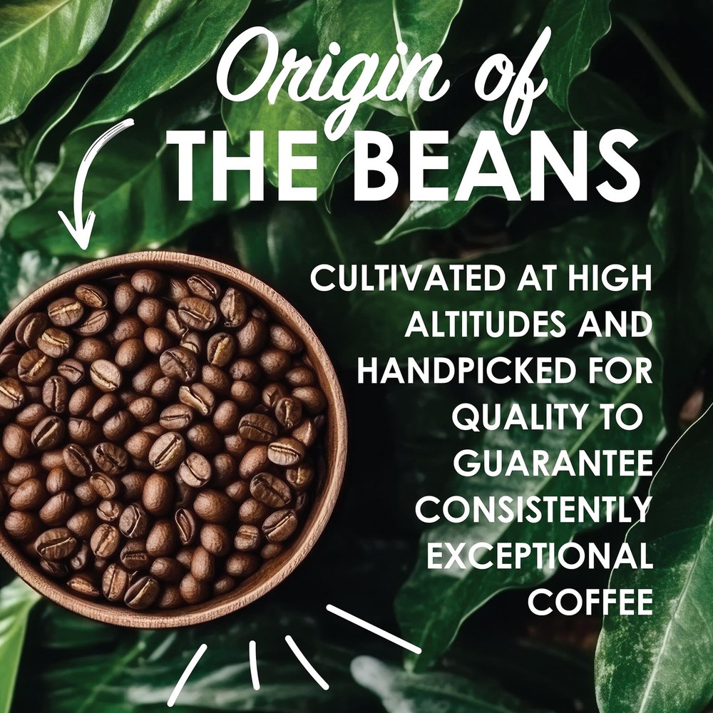Coffee Blue Mountain Coffee Blend - Medium-Light Roast, Whole Bean, Made from...