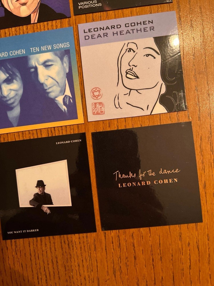 Leonard Cohen fridge magnets