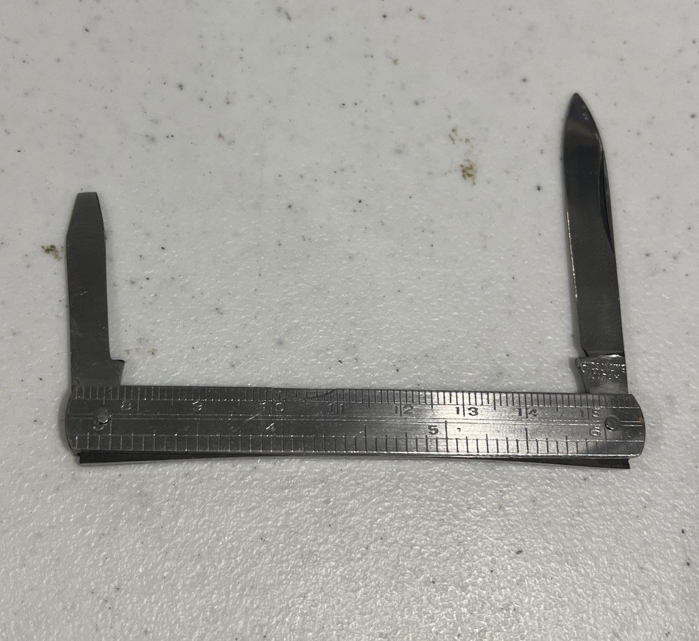 Vintage Ruler Pocket Knife
