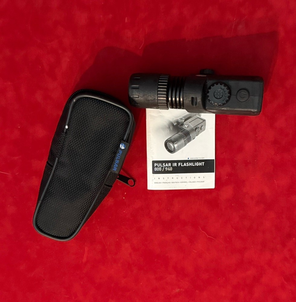 Pulsar-805 infrared emitter supplementary flashlight enhancer READ