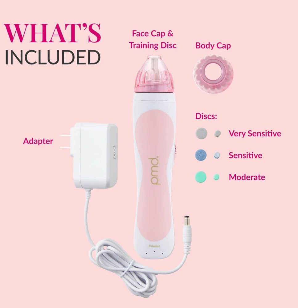 PMD Personal Microderm Pro At Home Microdermabrasion Device Blush Unused