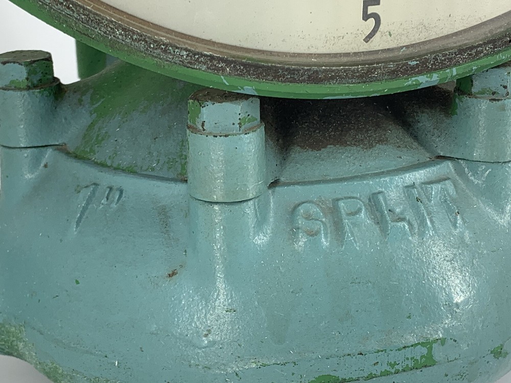 Industrial Neptune Trident Meter 1" Split Case Totalizing 11" Dial Face