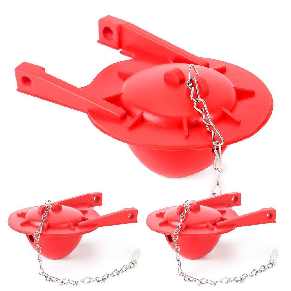 Toilet Flapper Ultra High Performance Universal Flapper 3" Flush Valves (2 PCS)