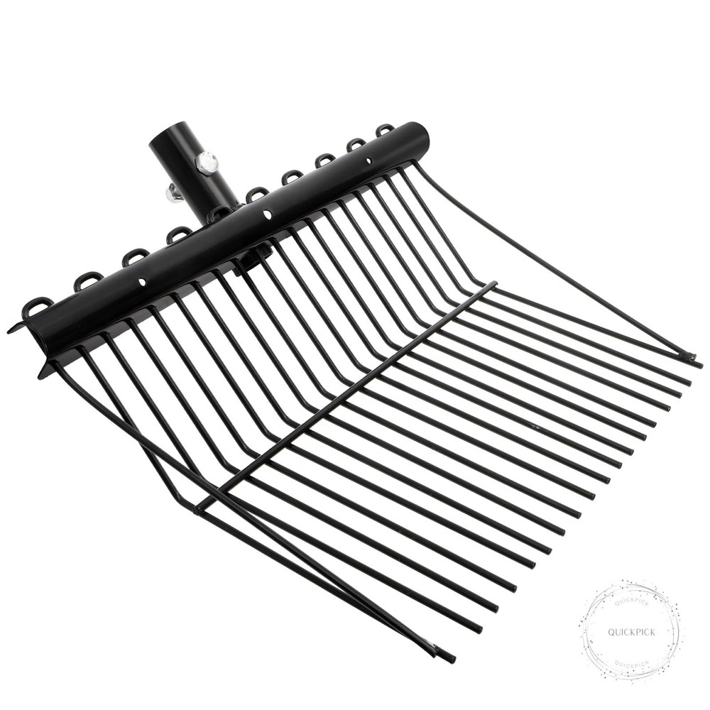 Pitch Manure Fork Head, Metal Pitch Fork for Garden, Durable Digging Fork Rake