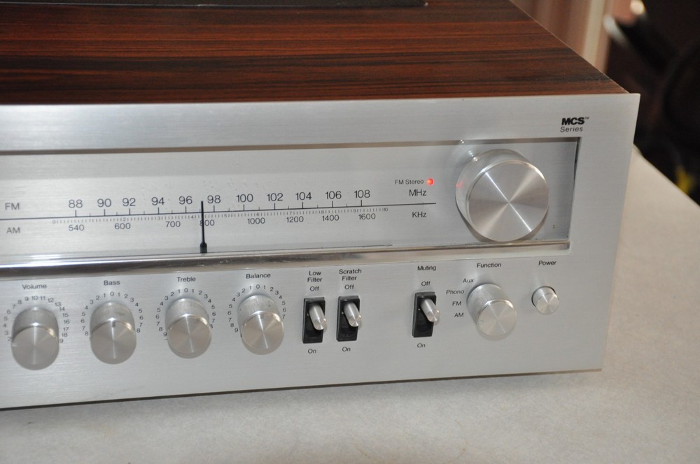 Vintage Modular Component Systems MCS 3223 Stereo Receiver Tested & Working