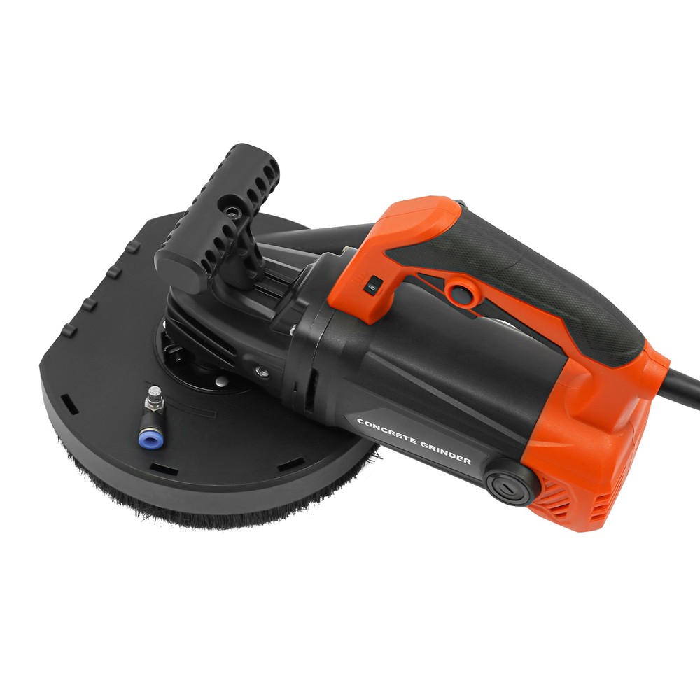 Concrete Surface Grinder Floor Grinding Machine w/Dust Shroud Angle Grinder