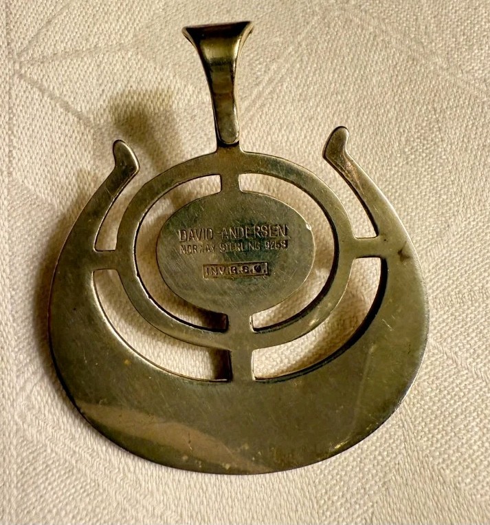 Gently used, David Andersen from the 1960s.Silver with Tulitt