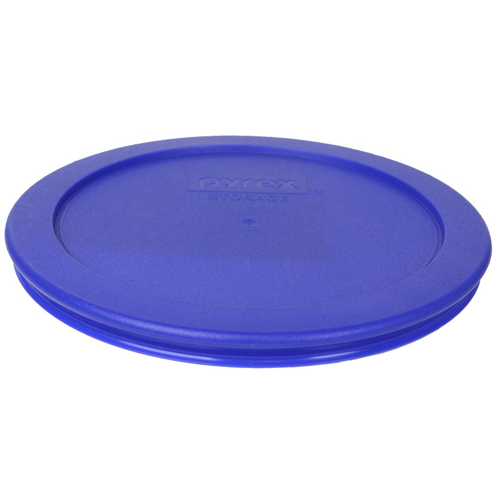 Pyrex 7201-PC Sapphire Blue Plastic Storage Replacement Lid Cover (2-Pack)