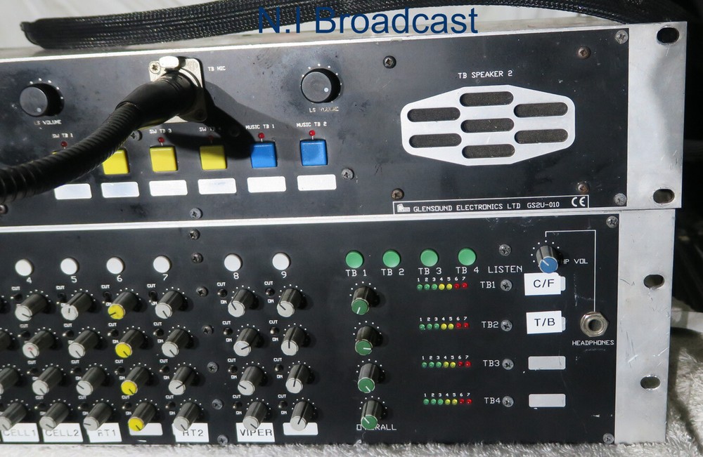 2x Glensound intercom / sound units