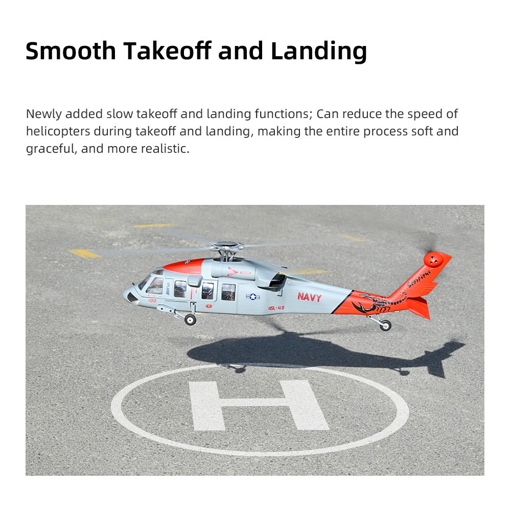 Flywing RTF MH-60R 4-Blade M10 GPS Helicopter w/ ACE Flight Controller