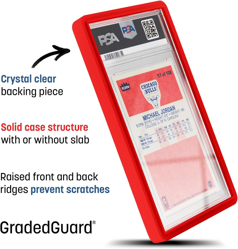 Graded Card Case for Standard Slab - Soft Touch Matte Finish - Multiple Colors