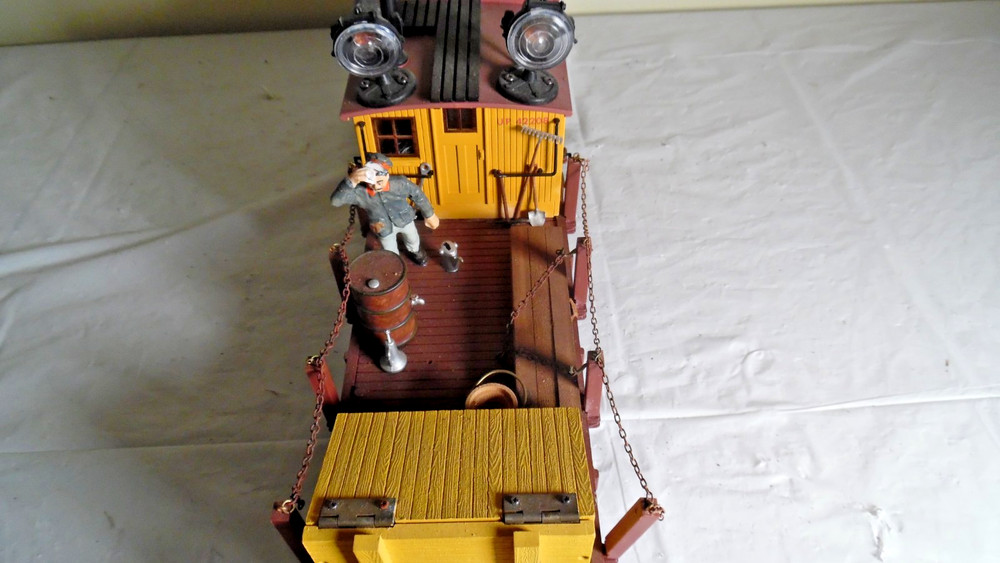 Unknown Manufacture Union Pacific G scale Motorized Track Sweeper Car -Used -