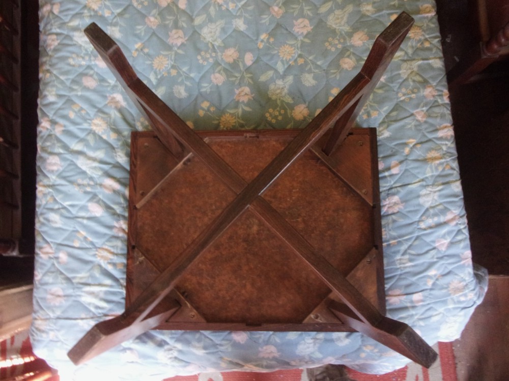 Vintage Hand Crafted MCM Pegged Solid Rosewood Backgammon Table Don Shoemaker