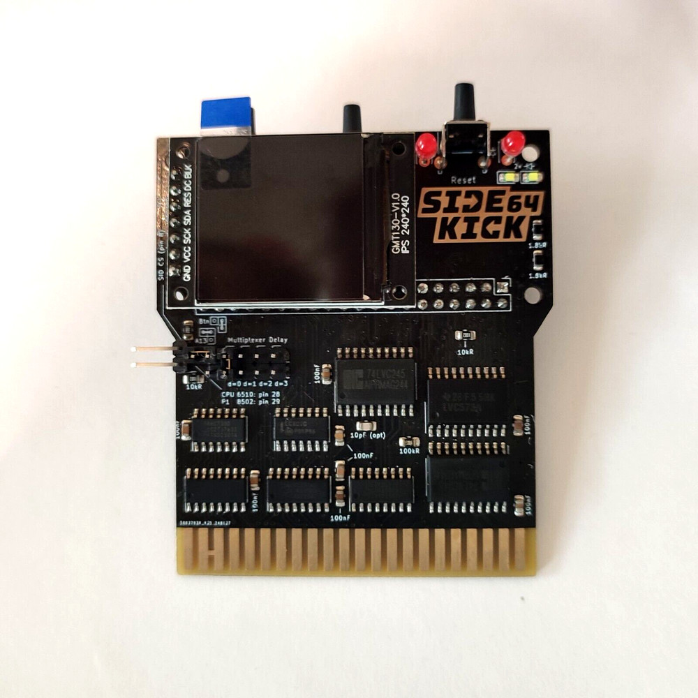 Sidekick64 Zero Commodore 64 Multiload SID Kernal Cart (PiZero2W not inc)