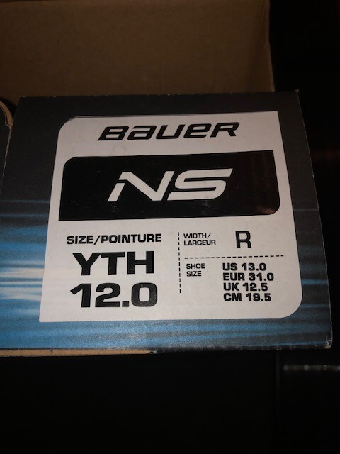 Bauer NS Ice skates-Y12 Black