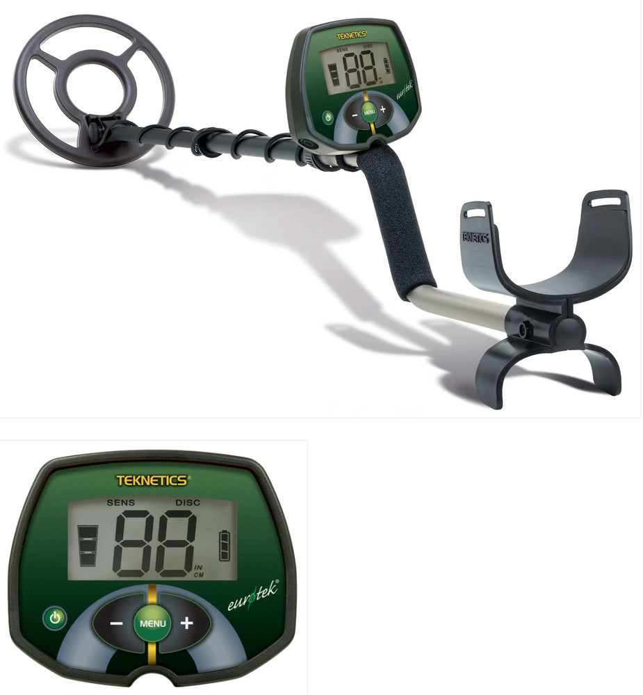 NEW Teknetics EuroTek Metal Detector WITH 8" Coil