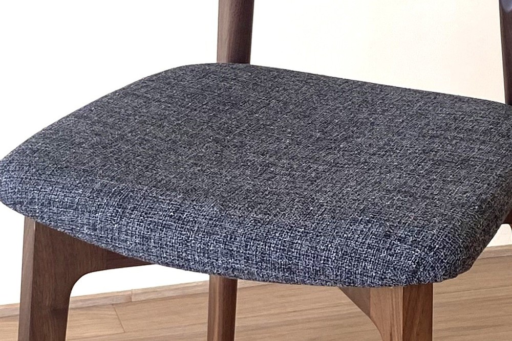 BLANC Chair (Walnut) with Fabric Seat